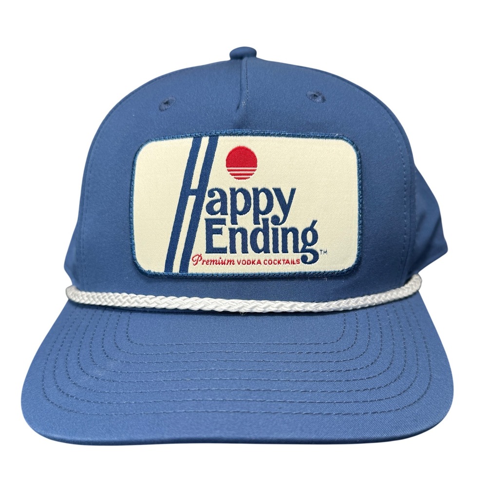 Richardson Happy Ending Vodka Hat Mens OSFA Blue Rope Snapback Model 258 Cap